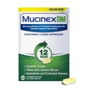 Mucinex DM 12Hr Chest Congestion & Cough medisin for voksne, kalde og cough medisin for overflødig Mucus Relief, 600 mg Guaifenesin & 30 mg Dextromethorphan HBr, 68 Bi-Layer Tabletter