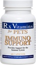 Rx vitaminer for Kjæledyr Immunologisk støtte for hunder og katter - Immunsystem Support - Hjelp Brain Function Bones Muskler Stress & aldring - 60 Kapsler