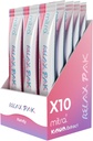 Mitra9 Kava pulver relaxPak - Kandy Kava ekstrakt pulver pakker | Mood Enhancer | Plant Basert | Fremmer naturlig ro og klarhet | Easy Open Single-Serving Stick (10)