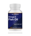 Omega-3 fisk olje 1000mg, hjerte helse, 120 mykgels