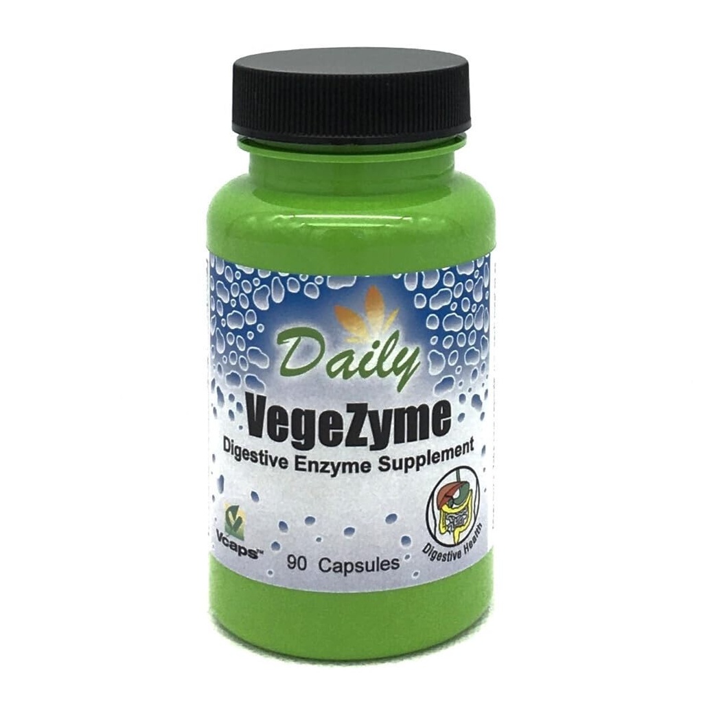 Daily Manufacturing Vegetarisk Digestive Enzymer (Amylase, Lactase, Protease, Lipase, Cellulase, Bromelain & Papaya)