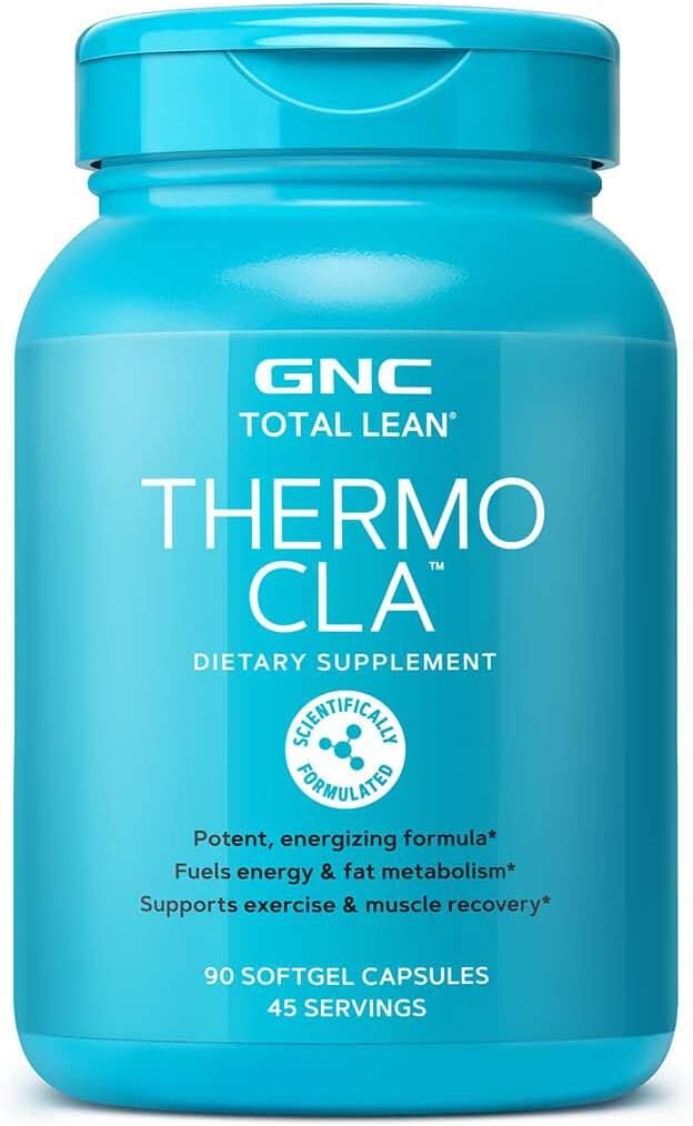 GNC Total Lean Termo CLA  Fuel Drivstoff Energi og fettmetabolisme, støtter øvelse og muskelgjenvinning ® 90 Softgel Kapsler