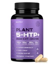 Nootrix Organic Plant 5 HTP+ Supplement | Støtter hukommelse, mental fokus, kognitiv helse og energi | fremmer sunn humør og hjernefunksjon | vitamin B6 & L teanin |60 kapsler