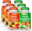 Bare naturens pledge - pakket med 42 forskjellige frukter og grønnsaker - 3 måneders forsyning-laget med hele mat Superfoods - med Aloe Vera - 100% soya gratis - 540 kapsler