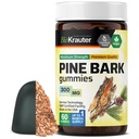 BIO KRAUTER Pine Bark Extract Gummies - 300 mg styrke - 60 Vegan Chews - Fransk Maritime Pine Bark Extract - Antioksidant Supplement - 95% Proanthocyanidins - Pektin-basert formel
