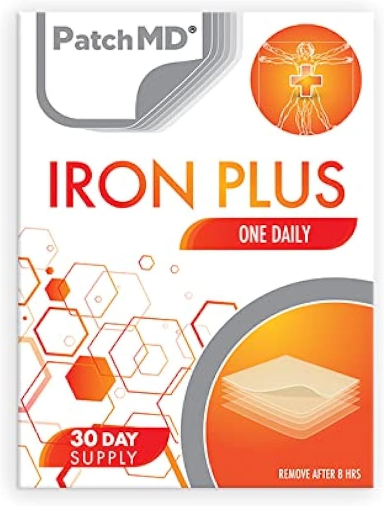 PatchMD – Iron Plus Topical Patches - 30 dagers levering