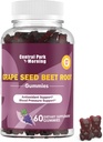 Grape Seed Sukker Beet Energi Gummies, Nitric Oxid og blodtrykksstøtte, Grape Seed Extract & ikke-GMO Beet Root Gummies, Grape Flavor