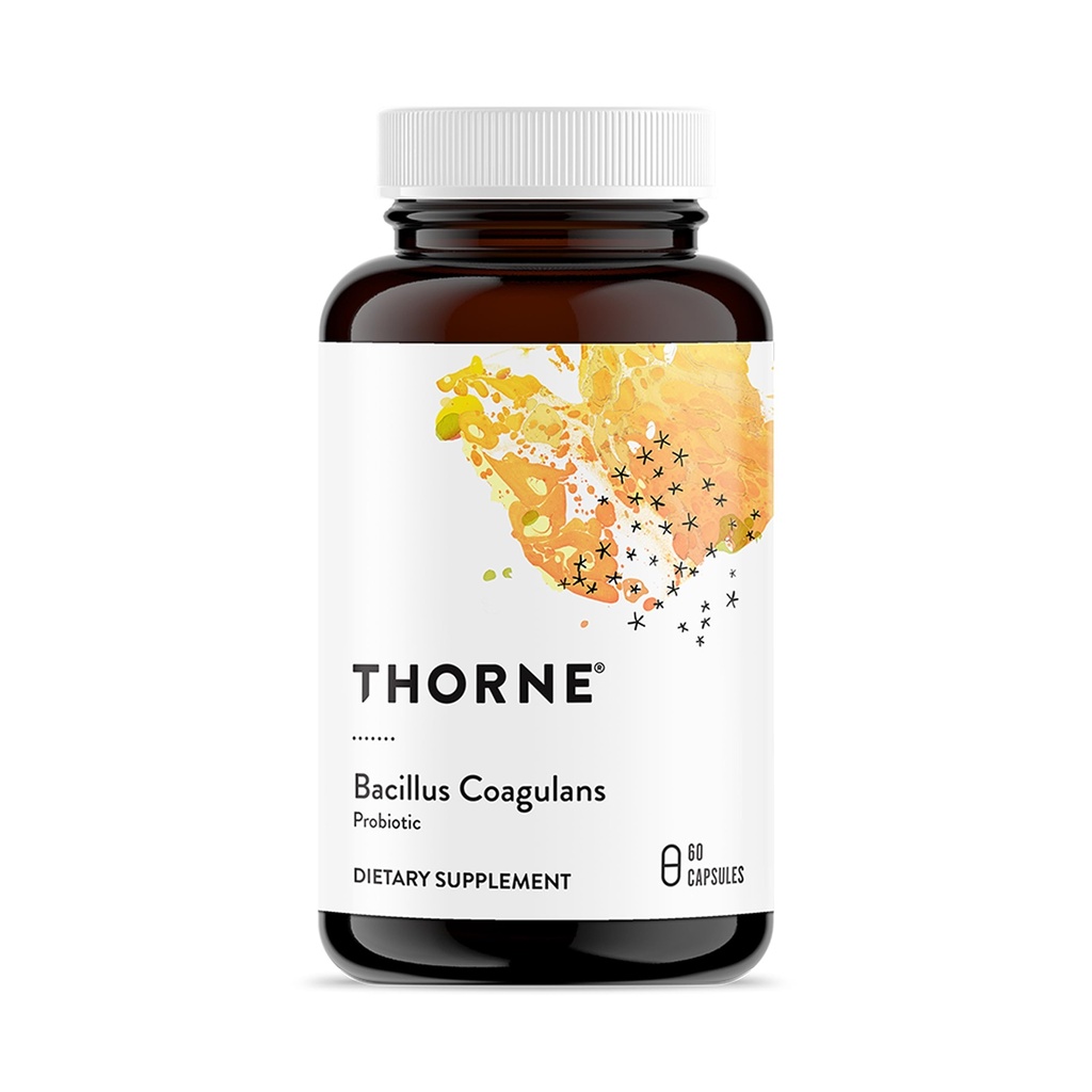 THORNE - Bacillus Coagulans Probiotic - hyllestabilt Probiotic Supplement for å fremme GI helse * - 60 kapsler