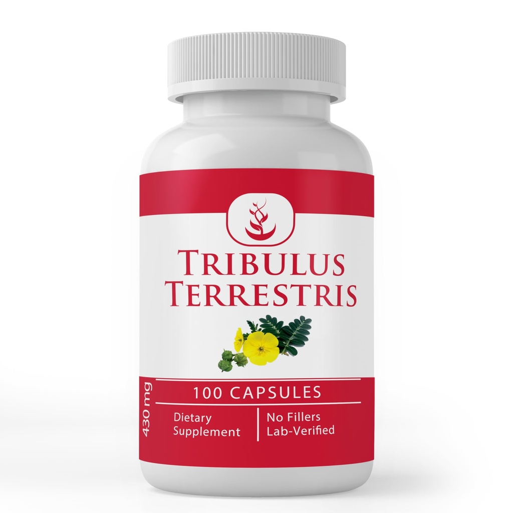PURE ORIGINALE INGREDIENTS tribulus terrestris (100 kapsler) alltid ren, ingen tilsetningsmidler eller fyllstoffer, Lab verifisert