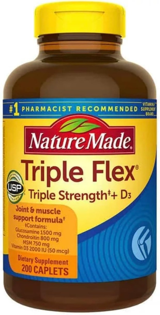 Natur laget TripleFlex Trekant Caplets (200)