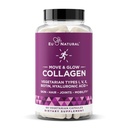 Move & Glow kollagen piller for kvinner og menn – vegetarisk multi-kollagen (type I-V-X) med 9 plantebaserte supermat for hud helse og felles støtte – biotin, vitamin C, vitamin E, 60 vegetariske kapsler