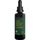 Global Healing Acid Reflux Relief Organic Liquid Supplement W/Slippery Elm - Hjelper Oppsett Mage, Heartburn, Indigestion - Støtter kroppens Forsvar mot Digestive problemer - 2 Fl oz