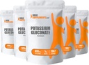 BulkSupplements.com Kalium Gluconate pulver - Kalium Supplement, Mineral Supplement - Glutenfri, 600 mg per servering, 5kg (11 lbs) (Pack of 5)