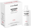 Codeage Wonder hjerte flytende CoQ10 Liposomal Ubiquinon Supplement, Coenzym Q10 hjerte vitaminer, ikke-GMO solflower Fosfatidylkolin Vegansk blanding, bringebær flavored Softgel, pakke med 30 poser