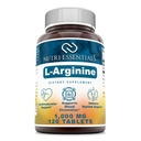 L-arginin 1000 Mg 120 tabletter Diett Supplement - støtter kardiovaskulær helse - støtter immunsystemfunksjoner - fremmer blodsirkulasjon