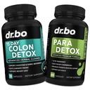 Colon Cleanser Detox & Intestinal Supplement - 15 dagers Colon rengjøring piller med probiotiske, Wormwood, Black Walnut, Psyllium, Aloe Complex - Bowell Movement Supplements for mage Bloating Gut Support