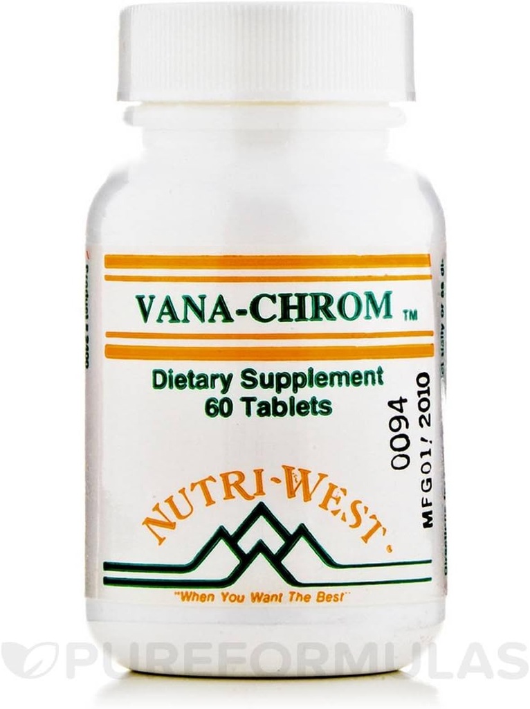 Vana-Chrom - 60 tabletter av Nutri West
