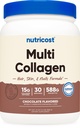 Nutricost Multi Collagen + Beauty & Protein Powder (Milk Sjokolade Flavor) 30 serveringer - med Biotin og collagen Peptider, Ikke-GMO, Glutenfri
