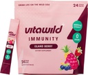 Immunitet + Hydration Elektrolytt Drink | Elderbær & sink Immune Support Hydration Packets | Vitamin C 1000mg | Immune Support Supplement | Emergency Elderberry Vitamin C og sink