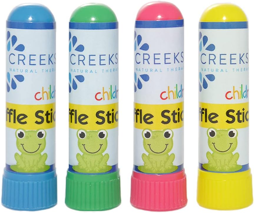 Creekside Naturals Sniffle Sticks, On-The-Go Portable Nasal Inhalers, Pocket-Sized, Aromaterapi med naturlige essensielle oljer