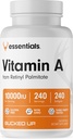 Bucked Up Vitamin A 10000IU Per Serving, Essentials (240 Serveringer, 240 Softgels)