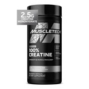 MuscleTech Platinum Creatine Monohydrate Kapsler - Kreapure Kreatine Pre & Post Trening Muscle Builder, Muscle Recovery & Energi Boosting Supplement for menn & kvinner - 100 Veggie Piller