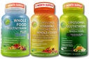 Immun & Daglig wellness støtte Bundle for kvinner og menn – Liposomal Vitamin C 1500mg + Vegansk hele mat Multivitamin Ingen jern + Liposomal Glutation 500mg – Vegansk, ikke-GMO, ren daglig velvære støtte