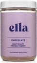 Ella sjokolade kollagenprotein pulver for kvinner - Daglig Beauty Protein pulver med korn-fedt collagen peptider - ikke-GMO, Glutenfri, Ingen kunstige søtningsstoffer - 20 Serveringer