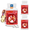 SPORTLEGS Fast Fitness Boost før trening for menn og kvinner, Lactic Acid Supplement, Sports Endurance Drivstoff, Endurance Kosttilskudd for løpere - NSF Certified for Sport, 120-kapsleflaske, Pakke med 3