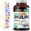 BIO KRAUTER Inulin pulverkapsler - Inulin Prebiotic Fiber 1200 mg styrke - 250 greve - Rent løselig fiber kosttilskudd - Chicory Root Fiber Kapsler for digestiv støtte - Vegan