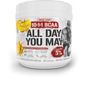 5 % Ernæring Rich Piana AlldayYouMay BCAA pulver | Premium Intra & Post Trening Aminosyrer, Hydrasjon, utholdenhet, muskelgjenvinning, felles og lever støtte | 16,93 oz, 30 serveringer (Mango Pineapple)