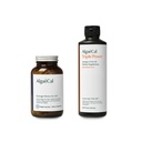 AlgaeCal Bundle - Plantebasert kalsium Supplement med vitamin D3 for bein helse og styrke og trippelkraft Omega-3 fiskeolje naturlig flytende emulsjon med EPA & DHA, Curcumin, Astaxanthin