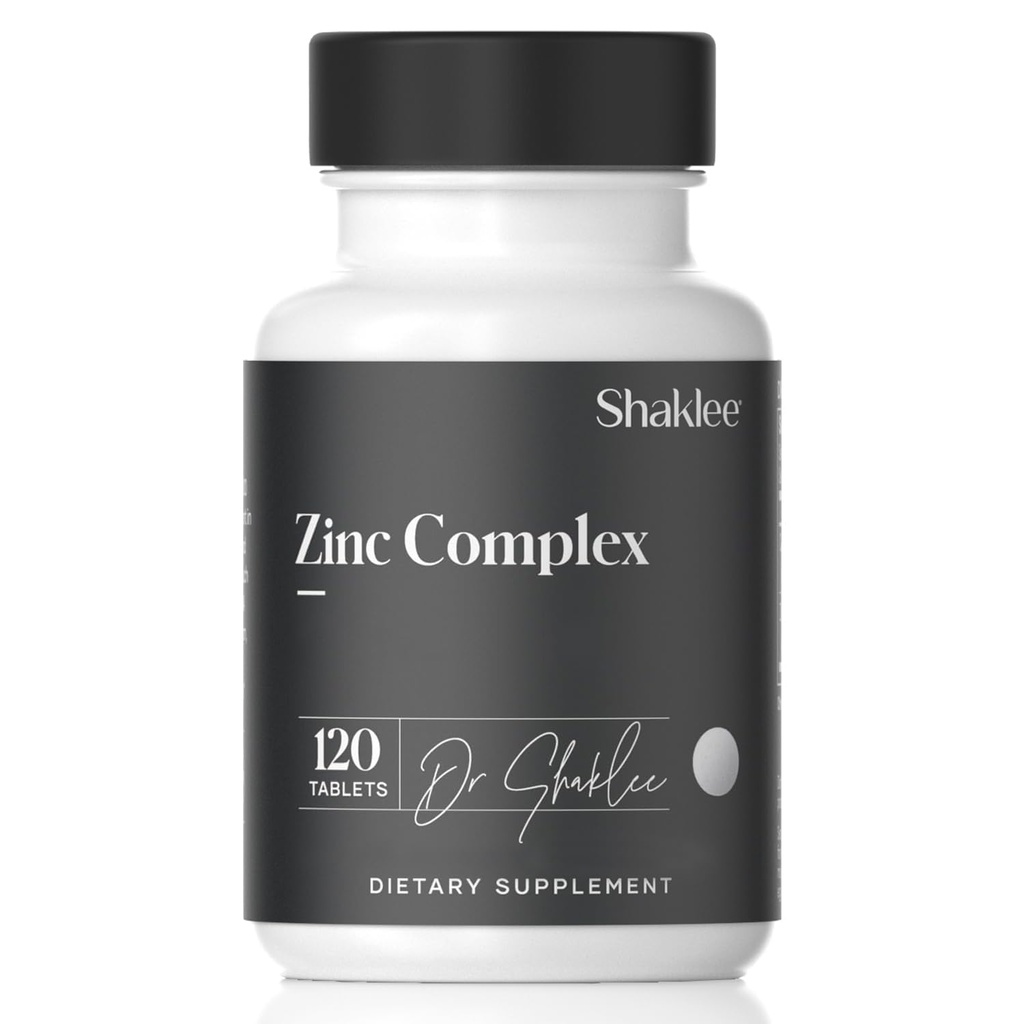 Shaklee - Zink Complex - Boosts Enzyme Aktivitet, Proteinsyntese - 120 tabletter