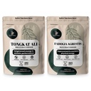 Jungle pulvere Tongkat Ali pulver for menn 200:1 ekstrakt, Fadogia Agrestis ekstrahere pulver for menn 50:1 konsentrasjon 5oz Supplement