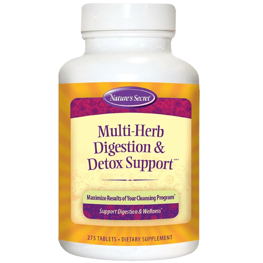 Naturens hemmelige Multi Herb Digestion og Detox Støtte Økonomi Diett Supplement, 275 greve
