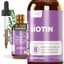 Rejuvica Health Active Biotin - Advanced Liquid Biotin Supplement - 5000mcg Støtte Hårhud og negler