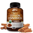 NutriFlair Organic Ceylon Cinnamon (100% Certified Organic Ceylon Cinnamon) 1200 mg per servering, 180 kapsler - Joints, Inflammatory, Antioksidant