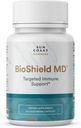 SUN COAST SCIENCEs BioShield MD fra Premium immunitetsstøtte med vitamin C, vitamin D, sink, for fokus, klarhet, ledd sunn og muskel gjenoppretting (60 kapsler)