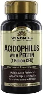 Vindmill Acidophilus med Pectin Capsules, 100.0 Telling