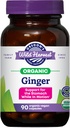 Oregon Wild Harvest, Certified Organic Ginger Capsules for magen støtte, ikke-GMO, 1000 MGS, 90 greve