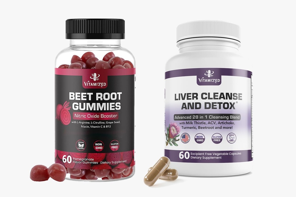 Holistisk wellness Combo: Liver Support & Beet Root Gummies