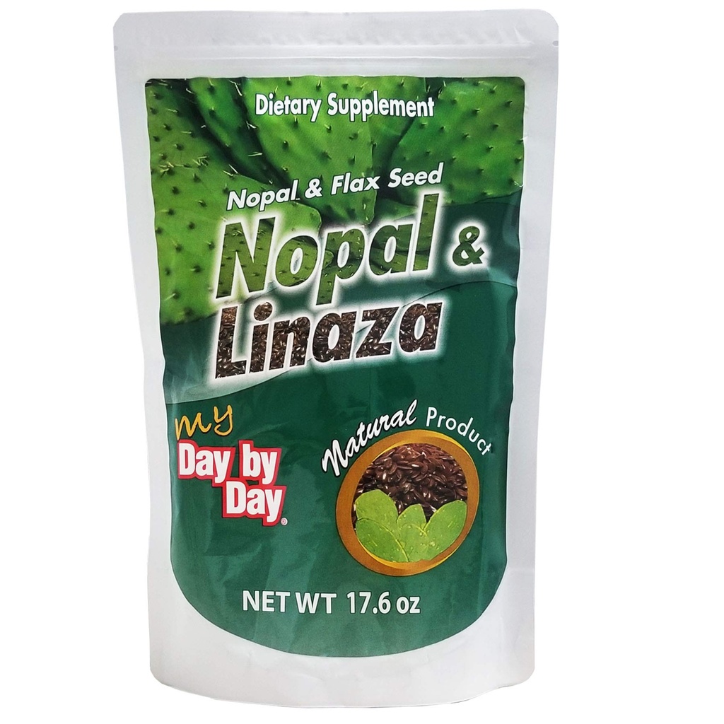 Min dag etter dag, Nopal og Flax frø, naturlig fiber, 17.6 Oz, Bag
