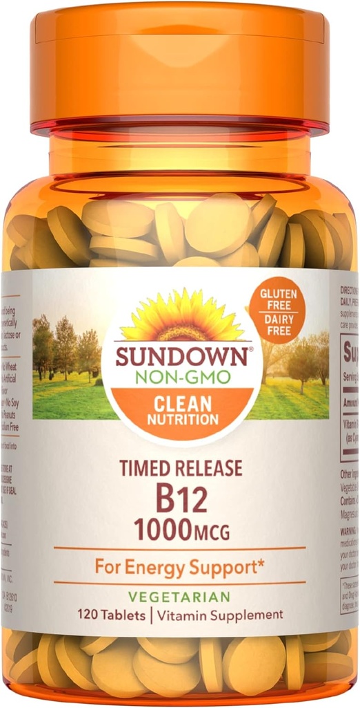 Sundown vitamin B12, 120 tabletter