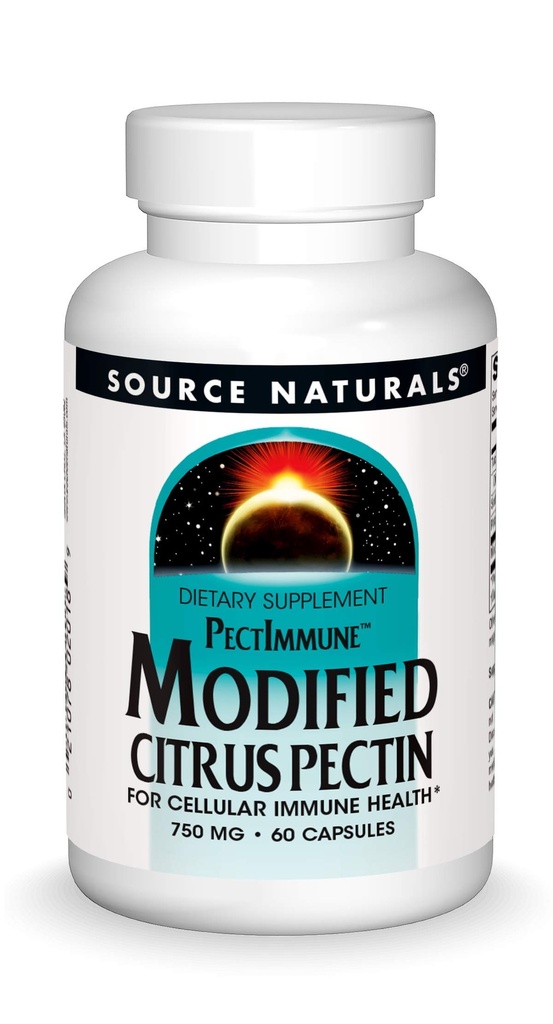 Kilde Naturals PectImmune, Modifisert Citrus Pectin, For Cellular Immune Health*, 750 mg - 60 kapsler