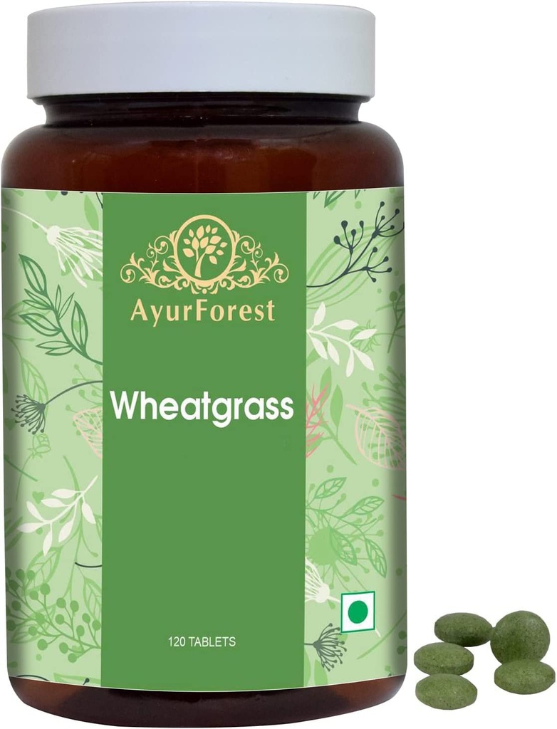 Wheatgrass Tabletter Herbal Supplement 120 greve 500 mg