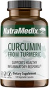 NutraMedix Curcumin - 500mg Turmeriske kapsler - fremmer en sunn inflammatorisk respons, immunsystem, hjerne, hjerte og lever støtte (120 kapsler)