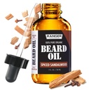 Leven Rose Spiced Sandalwood Beard Oil & Leave I balsam av Ranger Grooming Co, 100% ren naturlig organisk for Groomed Beards, Mustaches, og moisturized hud 1 oz