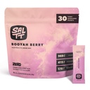 SALTT Electrolytes Powder Flavored Drink Mix - Booyah Berry - 30 Hydration Packets - Magnesium, Kalium, Natrium, Trace Minerals - Null Sukker & Glutenfri - Reise Essentials