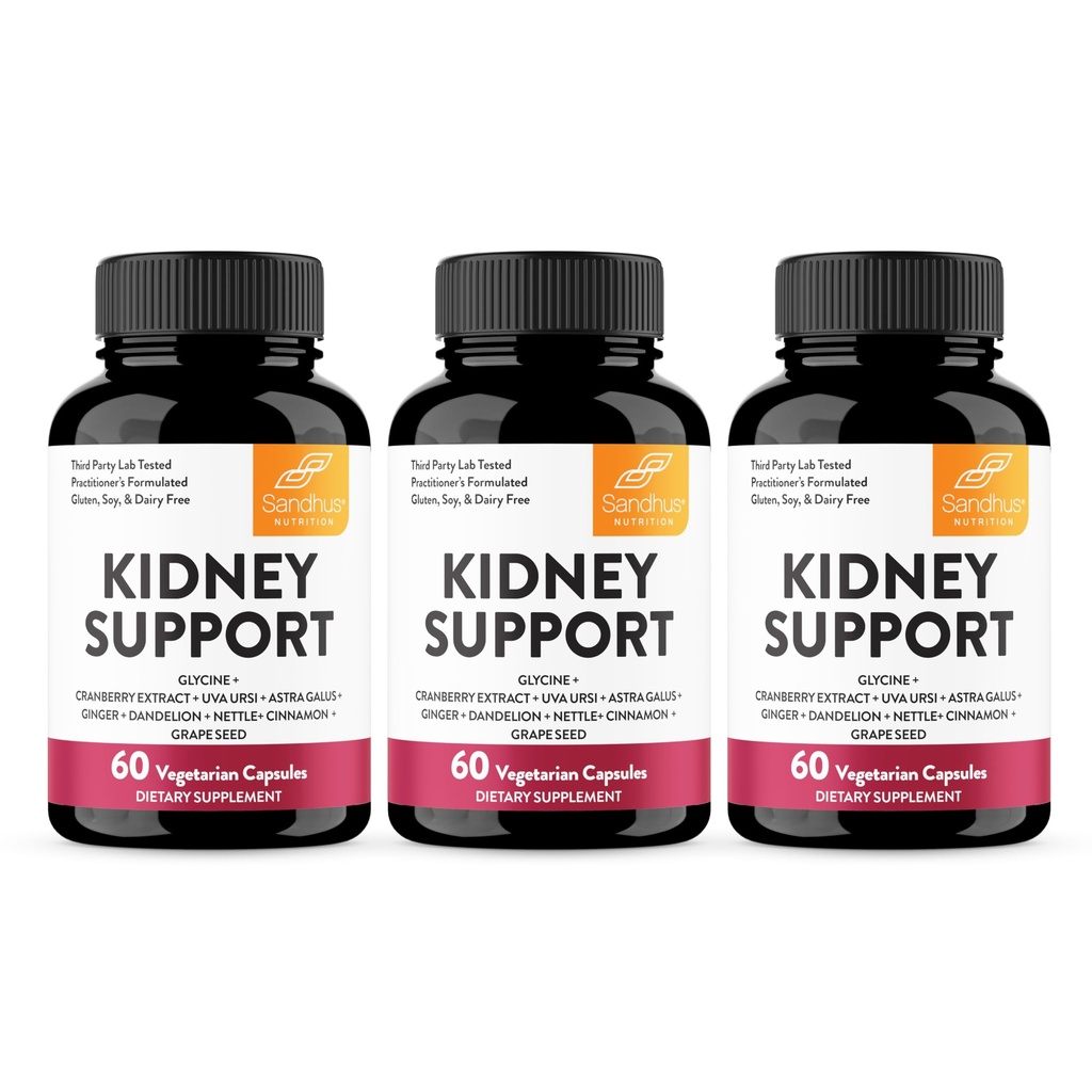 Sandhus Nurnal Cleanse Detox & Reparasjonsstøtte Supplement for menn og kvinner | med Cranberry Extract | Hjelper støtte Nurnal & Urinal Tract Health | 60 Vegetariske kapsler (pakke med 3)