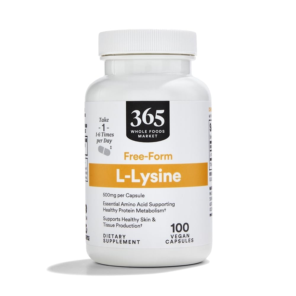 365 av Whole Foods Market, L-Lysine 500mg, 100 greve